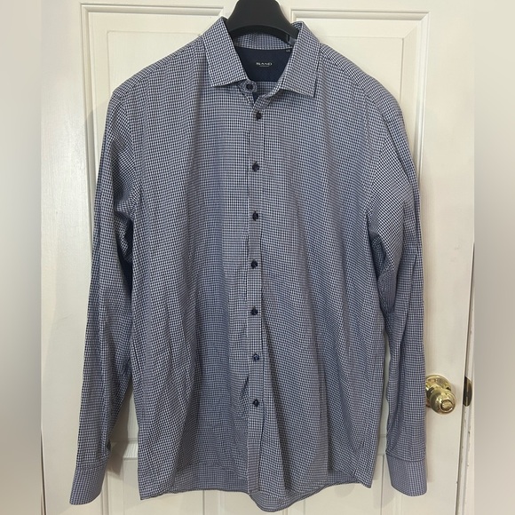 Sand Copenhagen Men’s Size 46 Houndstooth Check Shirt - Picture 1 of 6